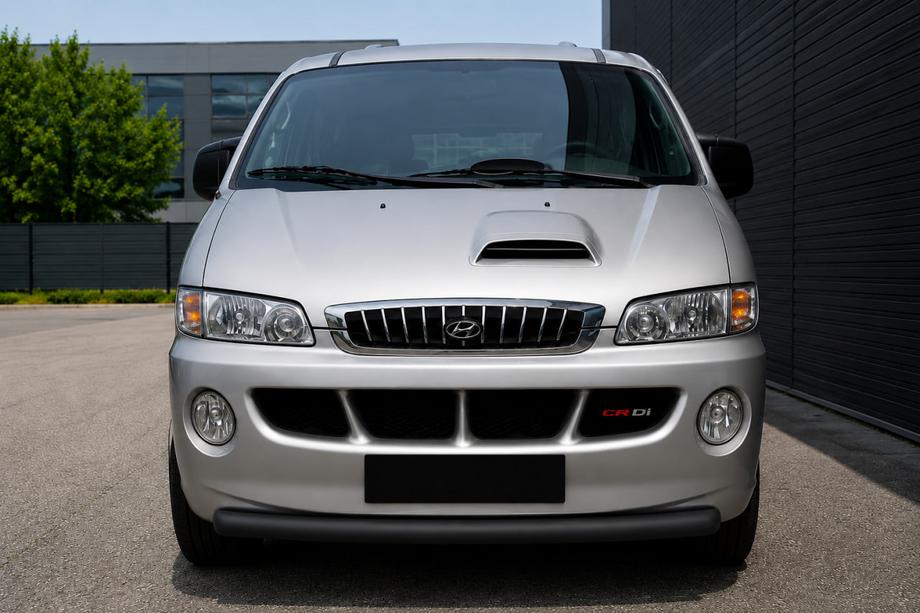 Hyundai H200, H1, Starex 1998–2007 Bullbar ST008 Black (RVS) Image