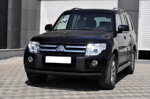 Mitsubishi Pajero Wagon IV 2006–2021 Bullbar ST008 Black (RVS) foto 2