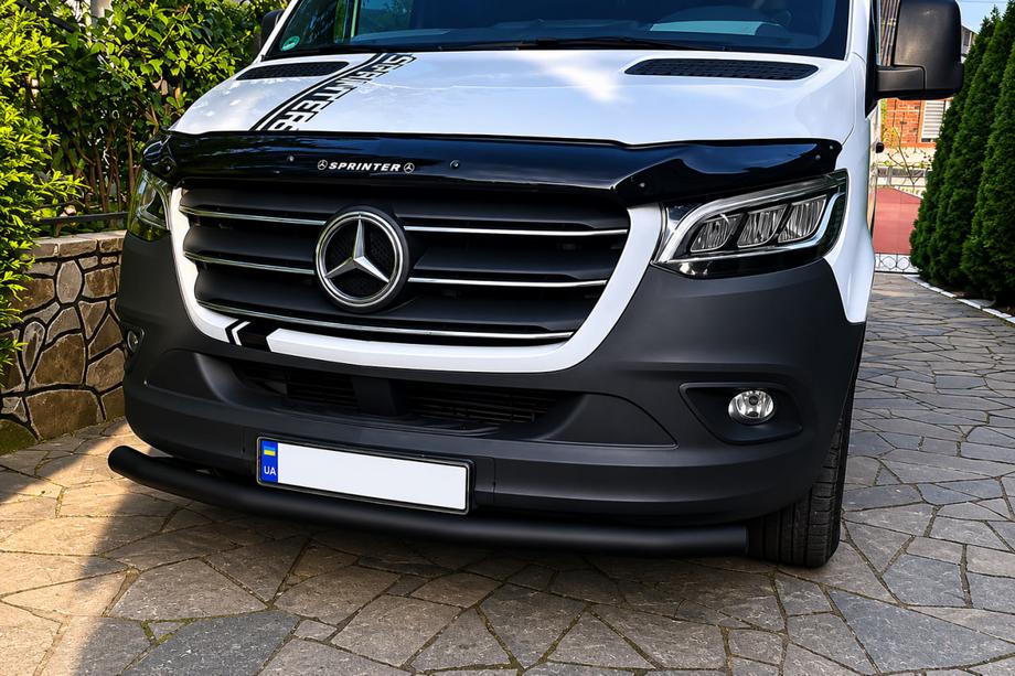 Mercedes Sprinter W907/W910 2018– Bullbar ST008 Black (RVS) Image