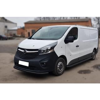 Voorbumperbescherming ST008 Black (RVS) Opel Vivaro 2015–2019 foto 2