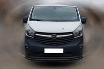 Renault Trafic 2015– Voorbumperbescherming ST008 Black (RVS) foto 1