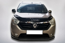 Renault Lodgy 2013–2022 Voorbumperbescherming ST008 Black (RVS) foto 1