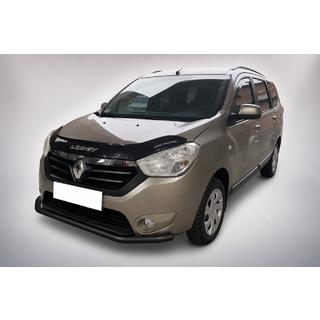 Voorbumperbescherming ST008 Black (RVS) Renault Lodgy 2013–2022 foto 3