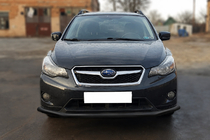 Subaru XV 2011–2017 Voorbumperbescherming ST008 Black (RVS) foto 1