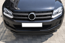 Volkswagen Amarok 2010–2022 Voorbumperbescherming ST008 Black (RVS) foto 4