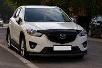 Mazda CX-3 2015– Voorbumperbescherming ST008 Black (RVS) foto 3