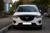 Mazda CX-3 2015– Voorbumperbescherming ST008 Black (RVS) foto 2