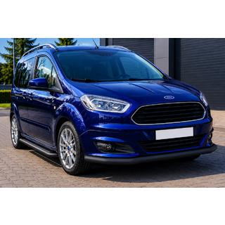 Voorbumperbescherming ST008 Black (RVS)