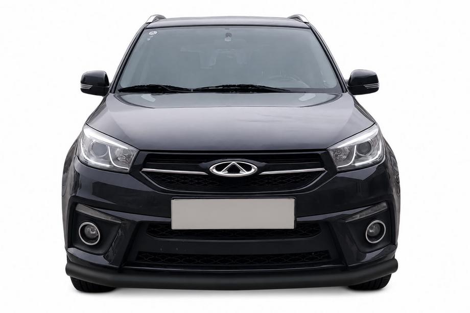Chery Tiggo 3 2005– Voorbumperbescherming ST008 Black (RVS) Image