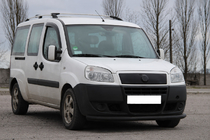 Fiat Doblo I 2001–2005 Voorbumperbescherming ST008 Black (RVS) foto 3