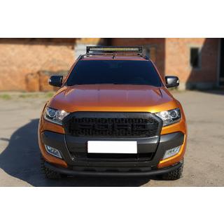 Voorbumperbescherming ST008 Black (RVS) Ford Ranger 2011–2022 foto 1