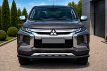 Fiat Fullback 2016– Voorbumperbescherming ST008 Black (RVS) foto 1