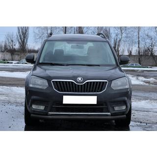 Voorbumperbescherming ST008 Black (RVS) Skoda Yeti 2009–2017 foto 1