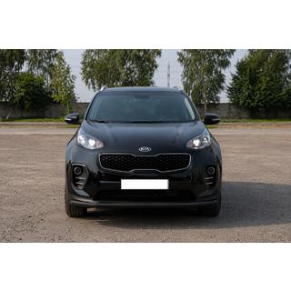 Voorbumperbescherming ST008 Black (RVS) Kia Sportage 2015–2021 foto 3
