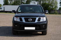 Nissan Pathfinder R51 2005–2014 Frontbescherming ST008-1 Black (RVS) foto 3