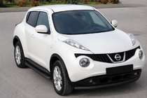 Nissan Juke 2010–2019 Voorbumperbeugel ST008-2 Black (RVS) foto 1