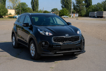 Kia Sportage 2015–2021 Frontbescherming ST009 Black (roestvrij staal) foto 2