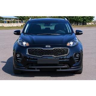 Frontbescherming ST009 Black (roestvrij staal) Kia Sportage 2015–2021 foto 1