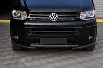Volkswagen T5 2010–2015 Voorbumperbescherming ST009 Greyder Black (RVS) foto 1