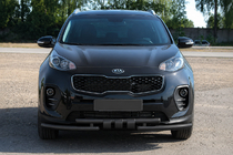 Kia Sportage 2015–2021 Voorbescherming ST009-15 Black (RVS) foto 1