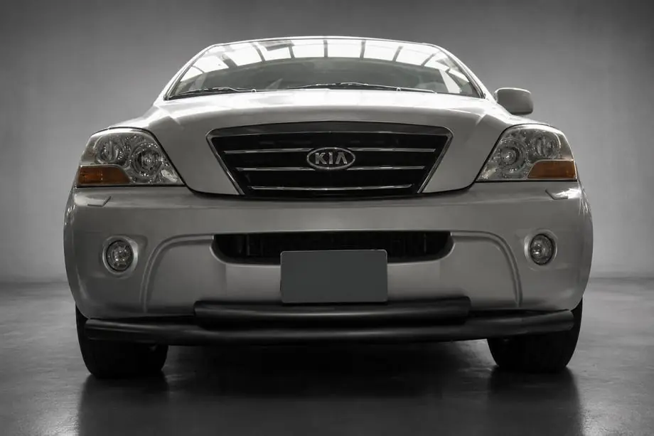 Kia Sorento I BL 2002–2009 Frontbeschermbeugel ST014 Black (RVS) Image