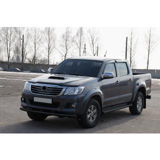 Frontbeschermbeugel ST014 Black (RVS) Toyota Hilux 2006–2015 foto 2