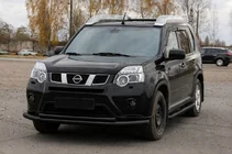 Nissan X-trail T31 2007–2014 Bullbar ST014 Black (roestvrij staal) foto 1