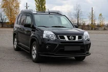 Nissan X-trail T31 2007–2014 Bullbar ST014 Black (roestvrij staal) foto 2