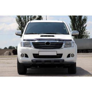 Voorbumperbeschermer ST015 Black (RVS) Toyota Hilux 2006–2015 foto 1