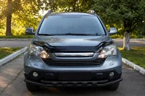 Honda CR-V 2007–2011 Voorbumperbeschermer ST015 Black (RVS) foto 1
