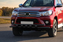 Toyota Hilux 2015– RVS frontbeugel ST015 Black foto 2