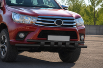 Toyota Hilux 2015– RVS frontbeugel ST015 Black foto 3