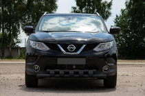 Nissan Qashqai 2014–2021 RVS frontbeugel ST015 Black foto 1