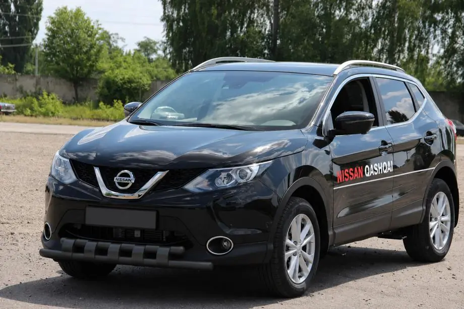 Nissan Qashqai 2007–2010 RVS frontbeugel ST015 Black Image