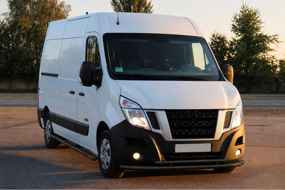 Opel Movano 2010–2021 Frontbeugel ST016 Black (RVS) Image