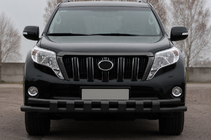 Toyota Land Cruiser Prado 150 2009–2023 Frontbeschermbeugel ST016-2 Black (roestvrij staal) foto 1
