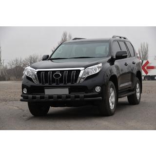 Frontbeschermbeugel ST016-2 Black (roestvrij staal) Toyota Land Cruiser Prado 150 2009–2023 foto 2