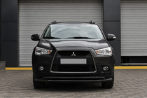 Mitsubishi ASX 2010–2023 Frontbeschermbeugel ST017 Black (RVS) foto 1
