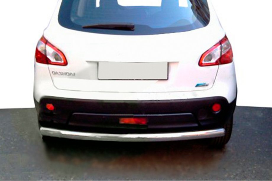 Nissan Qashqai 2010–2014 Rechte achterbeugel (RVS) Foto 2