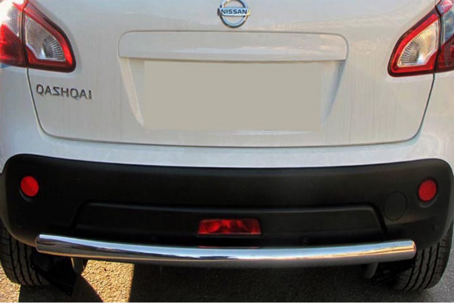 Nissan Qashqai 2010–2014 Rechte achterbeugel (RVS) Foto 1
