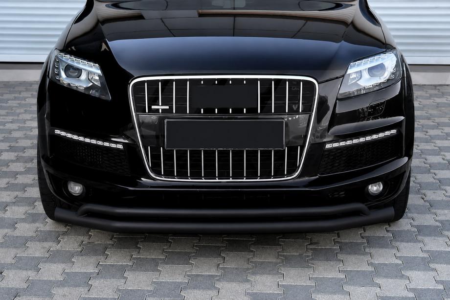 Audi Q7 2005–2015 Frontbeschermbeugel ST017 Black (RVS) Image