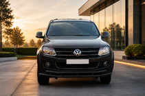 Volkswagen Amarok 2010–2022 Frontbar ST018-2 Black (RVS) foto 1
