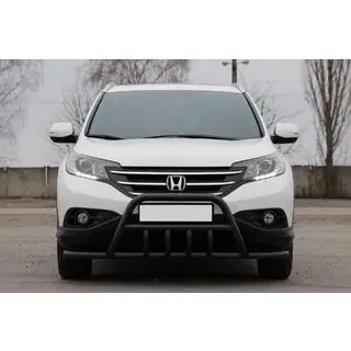 Frontbullbar WT003-ST-V1 Black (RVS) foto 1