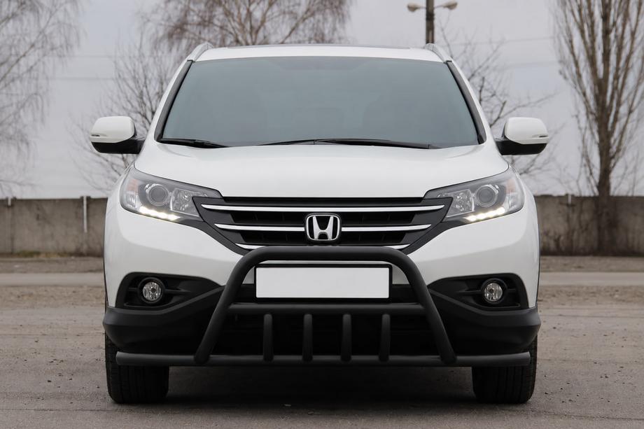 Honda CRV 2012–2016 Frontbullbar WT003-ST-V1 Black (RVS) Image