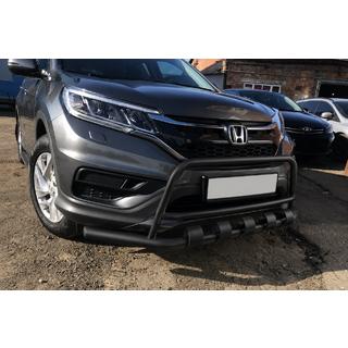RVS frontbullbar WT003-ST-V2 Black (roestvrij staal) foto 1