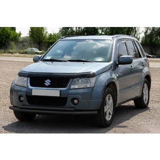 Dubbele frontbuis 60/42 mm zwart (RVS) Suzuki Grand Vitara 2005–2017 foto 1