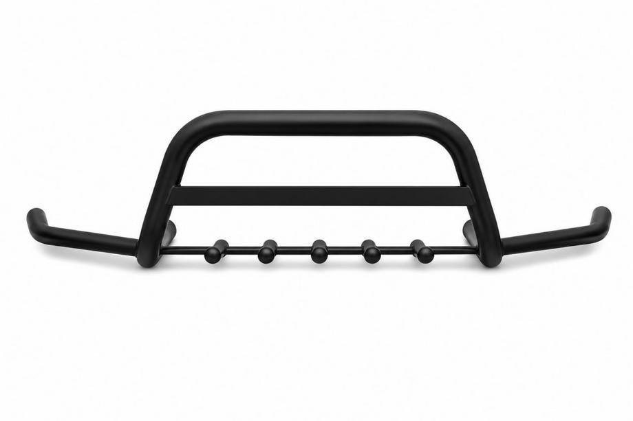 Renault Master 1998–2010 Voorbullbar met zijbeugels WT003 Plus Black (RVS) Image