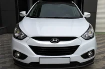 Hyundai IX-35 2010–2015 Voorste beschermbeugel ST008 Black (RVS) foto 1