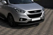 Hyundai IX-35 2010–2015 Voorste beschermbeugel ST008 Black (RVS) foto 3