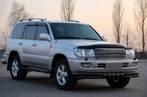 Toyota Land Cruiser 100 1998–2007 Bullbar ST015 Black (RVS) foto 3